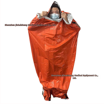 Núdzový PE spací vak s hliníkovým filmom, nepremokavá izolácia na outdoor kempovanie a záchranné použitie (Model CSSD-01)