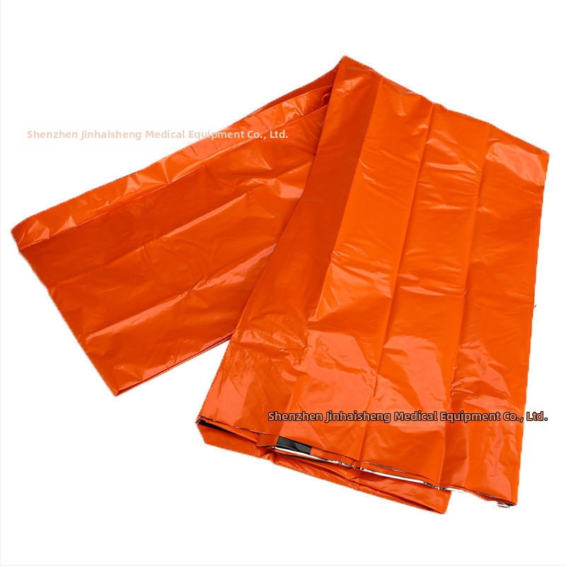 Núdzový PE spací vak s hliníkovým filmom, nepremokavá izolácia na outdoor kempovanie a záchranné použitie (Model CSSD-01)