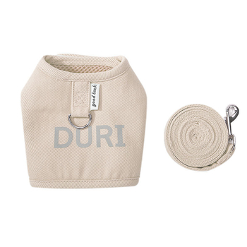 Mačji harnes s izvlačnim povodom, platneni pojas