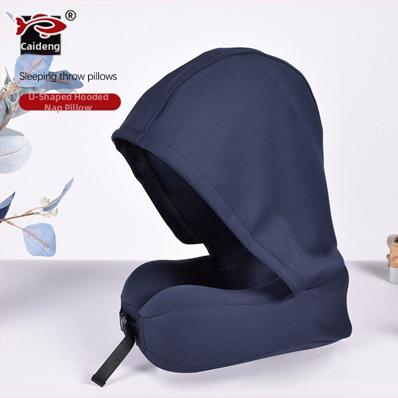 Jastuk za vrat od memorijske pjene u obliku U s navlakom Ice Silk za putovanja