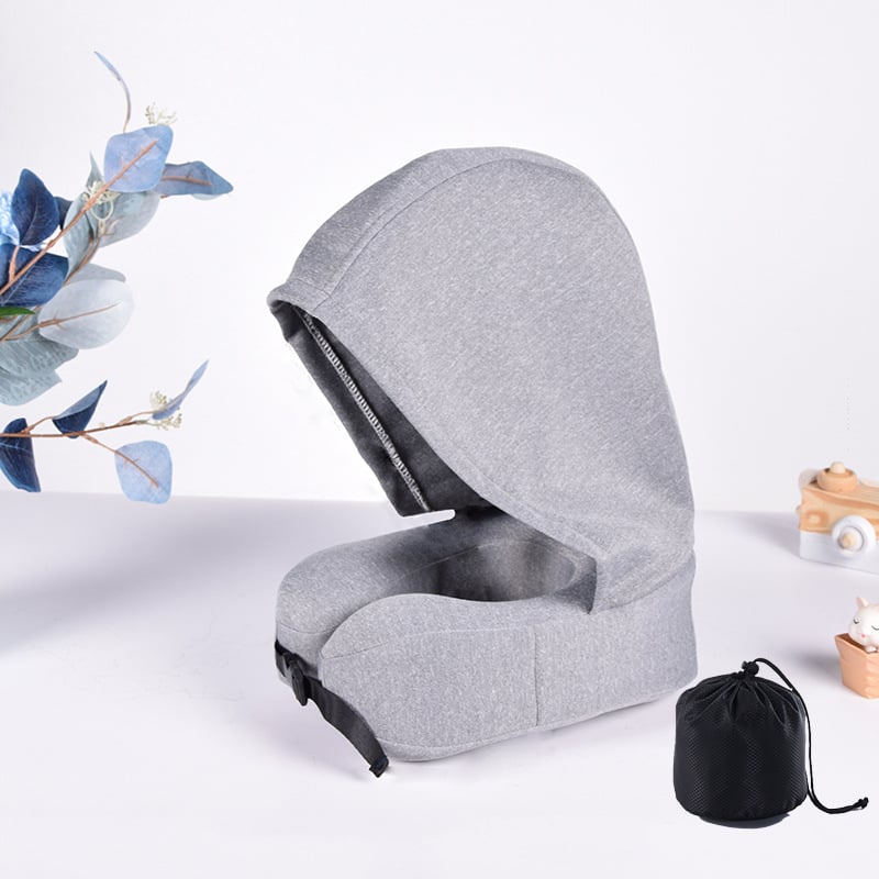 Jastuk za vrat od memorijske pjene u obliku U s navlakom Ice Silk za putovanja