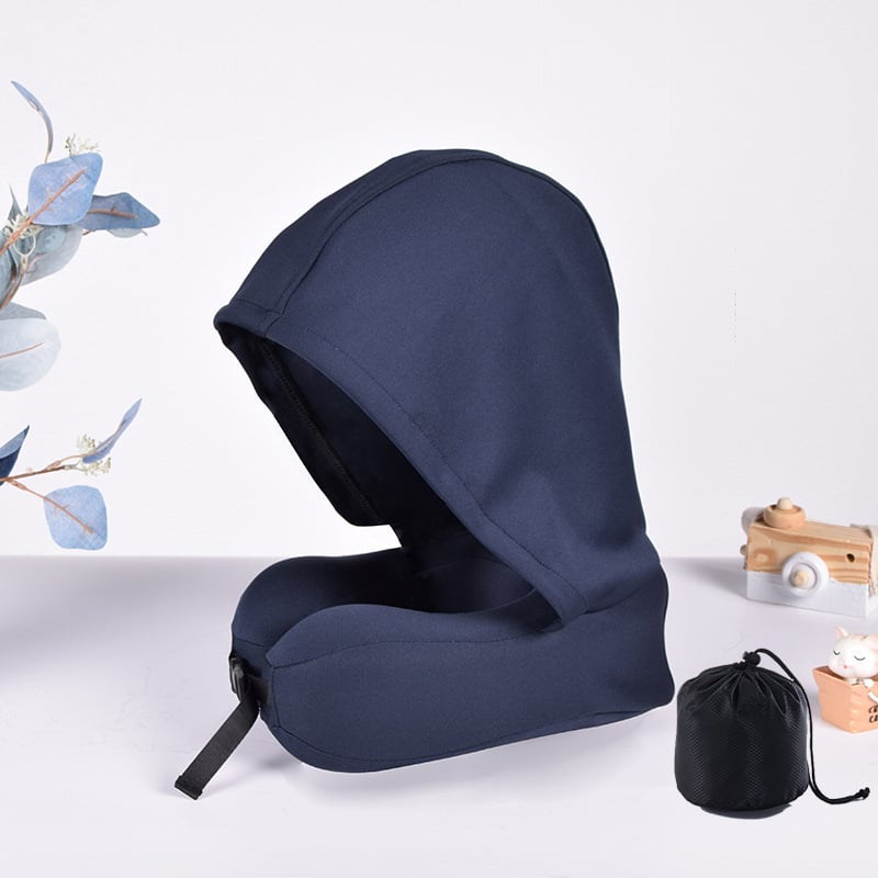 Jastuk za vrat od memorijske pjene u obliku U s navlakom Ice Silk za putovanja