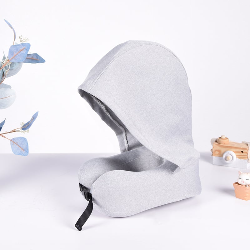 Jastuk za vrat od memorijske pjene u obliku U s navlakom Ice Silk za putovanja