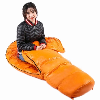 Spavaća vreća Velvet punjenje, mumija stil, za odrasle, 1 kg, 400T najlon tkanina i podstava