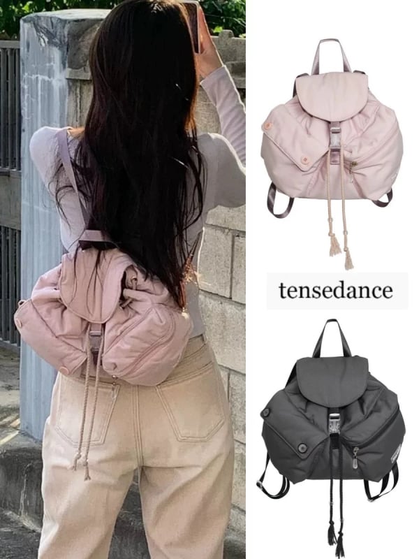 Nylon uniszex hátizsák záróval, 3D külső, belső telefontartó zseb és laminált cipzáras zseb, 2024 télben debütált