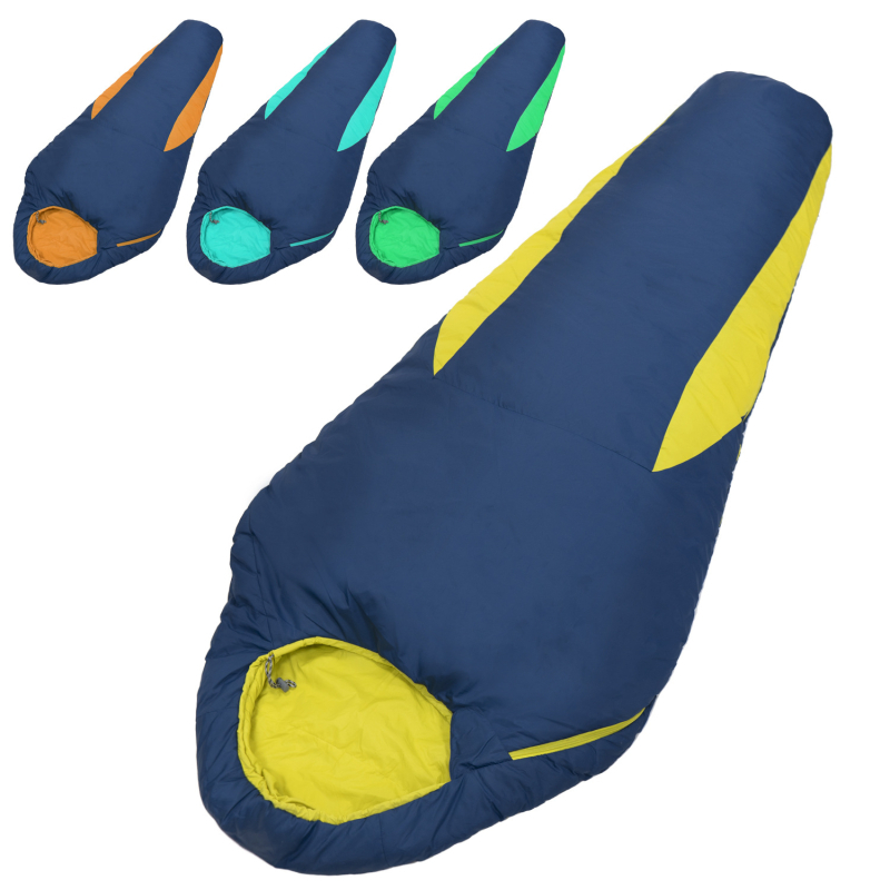 Múmiastílusú kültéri hálózsák, töltet: üreges pamut, bélés: nylon, anyag: nylon, súly: 1800 g, felnőtteknek