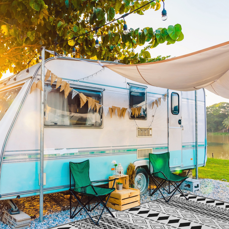 Εξωτερική υγρασία-αποτρεπτική υπνόστρωμα για κατασκήνωση – Υλικό PP, ύφασμα twill με κούφιες πλαστικές σωληνάδες, βάρος 200–750 g/m², κατάλληλο για 5–10 άτομα