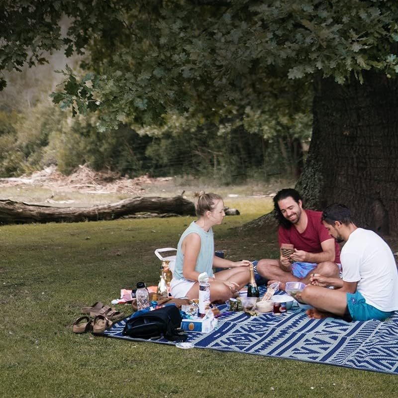 Κάμπινγκ φουσκωτό μαξιλάρι ύπνου – PP υλικό, ύφασμα twill με κενά πλαστικά σωληνάκια, ανθεκτικό στην υγρασία, κατάλληλο για 5–10 ατόμων, για κάμπινγκ, πικνίκ, παραλία και αυλή