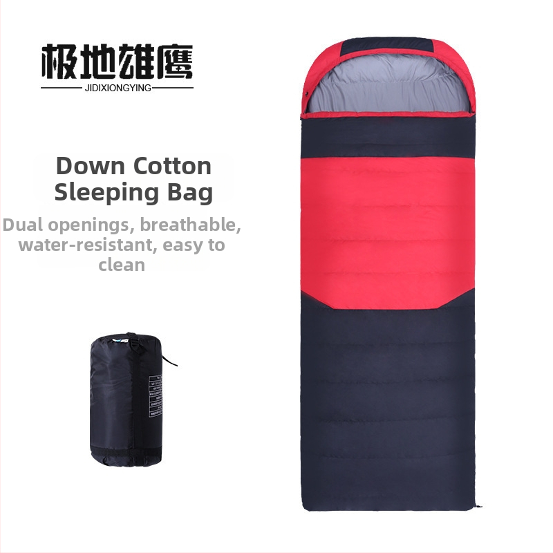 Kempingező hálzsák Arctic Wolf - Töltet Down Cotton, Anyag Chunya Spinning, Felépítés boríték, Súly 1.6