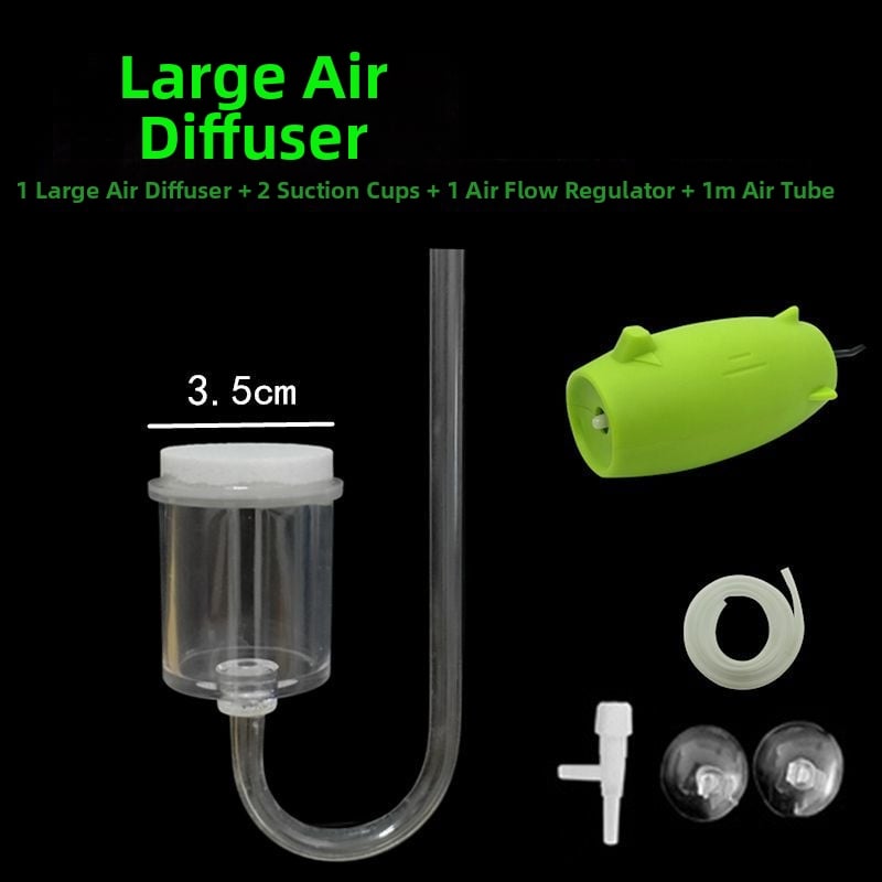 Pumpa za kisik za akvarij, Nano disk kisika, Tiho djelovanje, Diffuzor zraka
