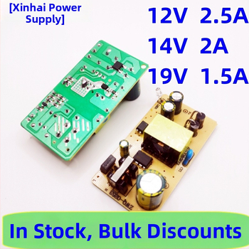 AC-DC spínaný napájací modul, 220V vstup, viaceré výstupy: 19V 1,5A, 12V 2,5A, 14V 2A, CE certifikované