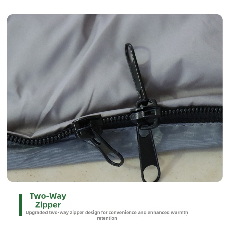 Köpeny-stílusú hálózsák kültéri kempingezéshez – felnőtteknek, vastag, hordozható, téli meleg; Szerkezet: köpeny-stílus; Töltet: spun pamut; Belső: 320T nylon tarpaulin; Anyag: Chun yafang; Tömeg: 1 kg