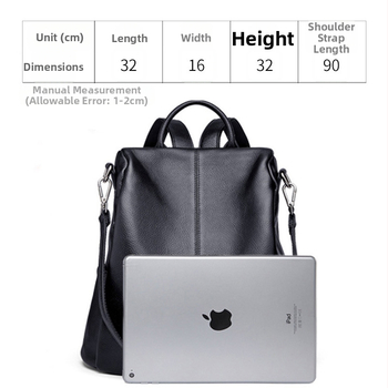 Rucsac din piele pentru femei — piele naturală, piele de vită de înaltă calitate, stil street fashion, închidere cu fermoar, buzunare interioare: buzunar cu fermoar ascuns, buzunar pentru telefon, buzunar pentru documente (Material: piele naturală; Piele d