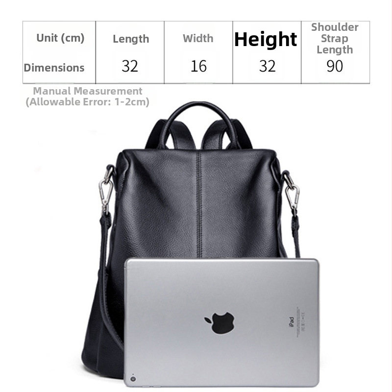 Rucsac din piele pentru femei — piele naturală, piele de vită de înaltă calitate, stil street fashion, închidere cu fermoar, buzunare interioare: buzunar cu fermoar ascuns, buzunar pentru telefon, buzunar pentru documente (Material: piele naturală; Piele d