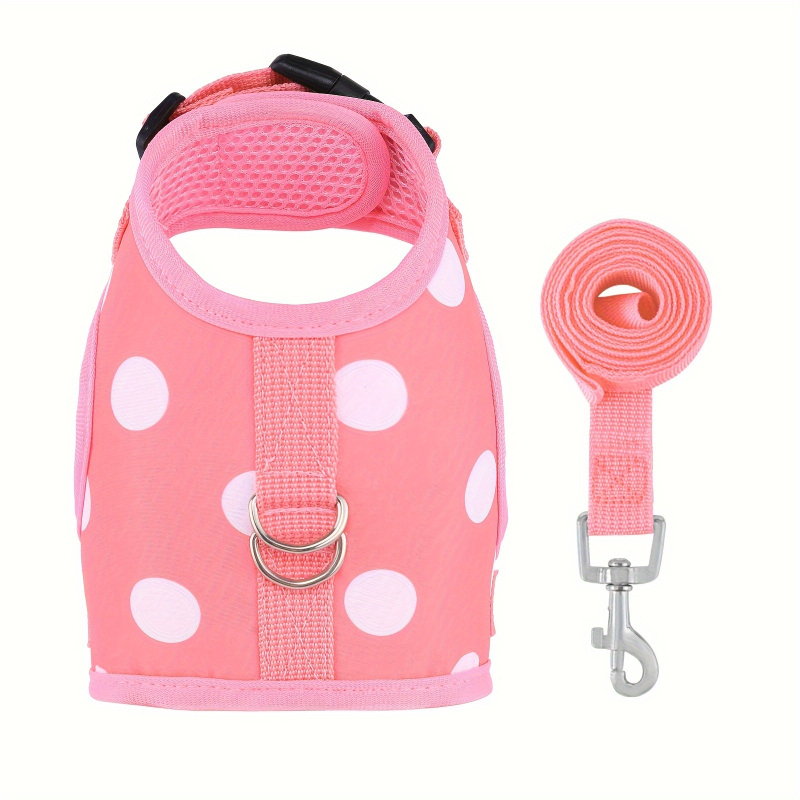 Macska mellkasi pántos hám készlet, poliészter, légáteresztő