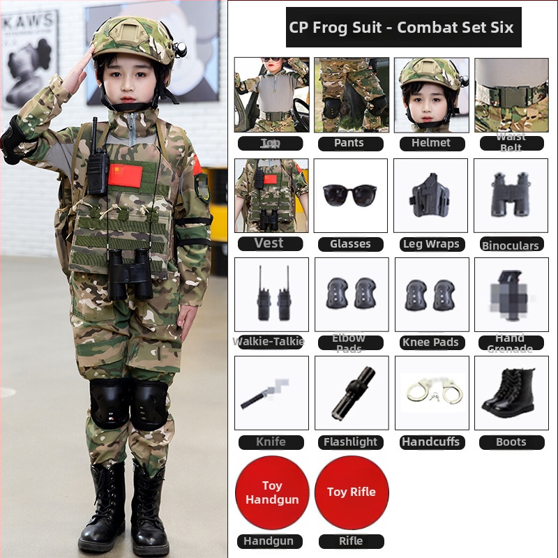 Detský maskáčový tréningový set, priedušný zmesový materiál, unisex, krátke rukávy, na všetky ročné obdobia