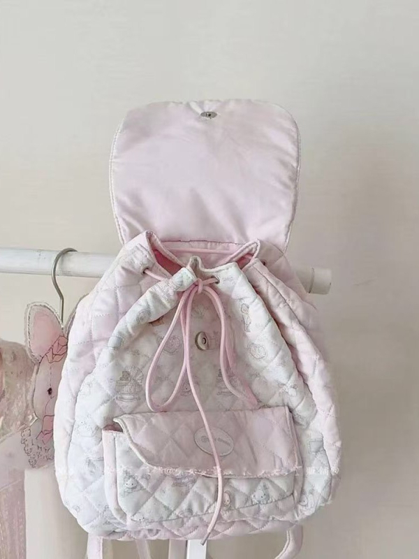 Rucsac cu capac – nailon, închidere cu șiret, buzunar pentru laptop, căptușeală moale