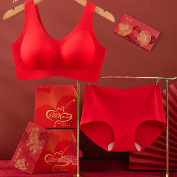 Ženski set grudnjaka: Godina konja, bezšivni, bežični push-up za mali bust, puni košaricu, vest stil, 18-40 godina