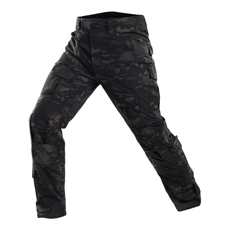 G2 Frog Pants Unisex Καμουφλαρισμένα Τακτικά Παντελόνια με Ενσωματωμένες Προστασίες Γόνατος, Βαμβακο‑Μείγμα, Διαπνέοντα, Αδιάβροχα, Προστασία UV, Όλες οι Εποχές