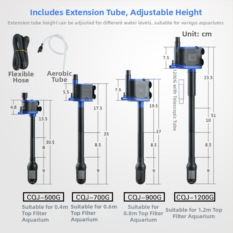 Jialu потопяема помпа за аквариум – 3-в-1 циркулация, кислородиране и филтрация; пластмаса, произход Zhejiang, тегло 40