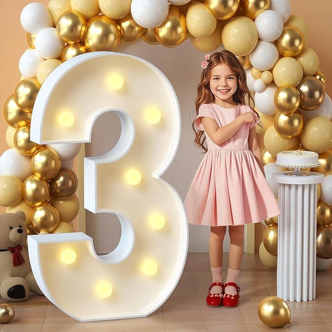 Proizvod za uređenje prostora – 3D svjetleći okvir s KT pločom za 16. rođendan, minimalistički stil, plastika i papir