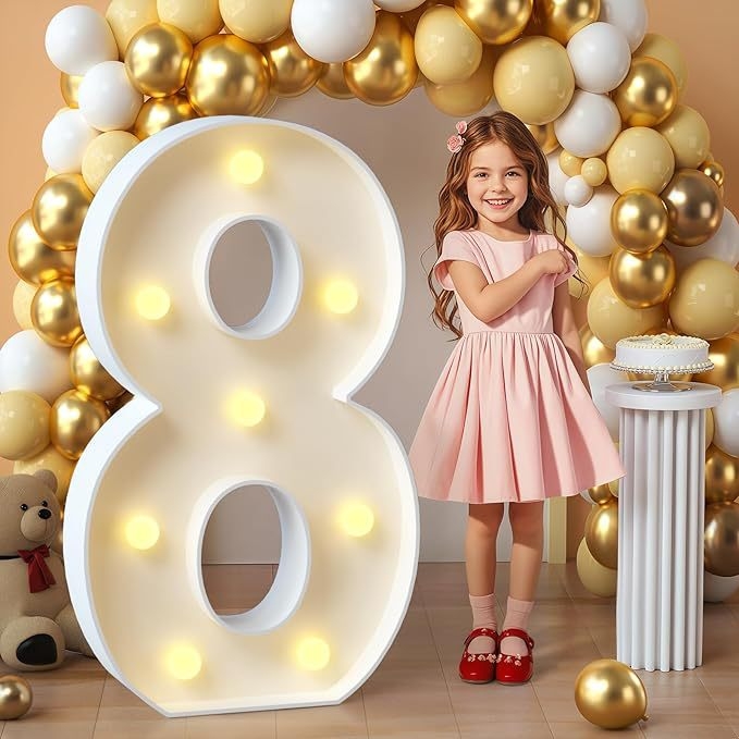 Proizvod za uređenje prostora – 3D svjetleći okvir s KT pločom za 16. rođendan, minimalistički stil, plastika i papir