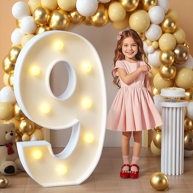 Proizvod za uređenje prostora – 3D svjetleći okvir s KT pločom za 16. rođendan, minimalistički stil, plastika i papir