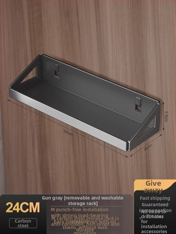 Set de raft pentru condimente cu cadru din oțel și borcane din sticlă, sticle sigilate pentru condimente solide, posibilitate de personalizare