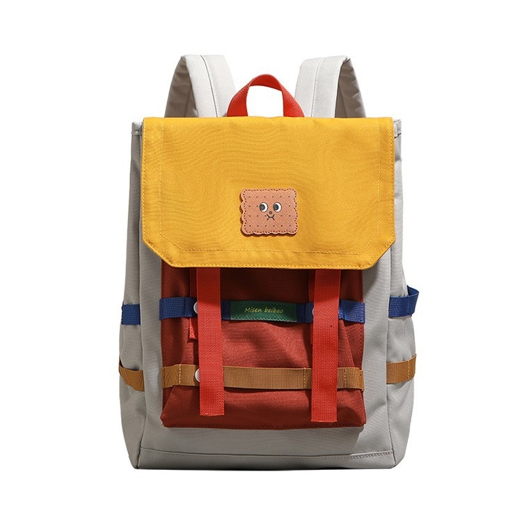 Unisex najlon ruksak 20–35L, vodootporan, kompatibilan s 12-inčnim prijenosnikom, podstava od poliestera, stil mladenačkog kampusa