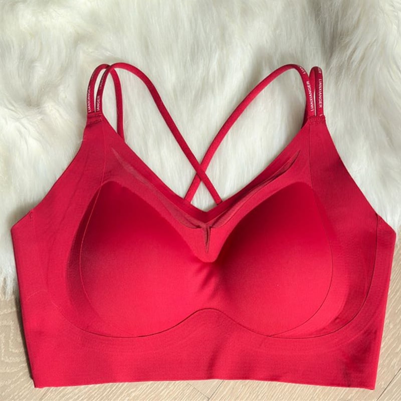 Bešavnog grudnjaka set s košaricama 3/4, oblikovane košarice s tankim gornjim dijelom i debelim donjim dijelom, najlon materijal, fiksne dvostruke naramenice, niski leđa