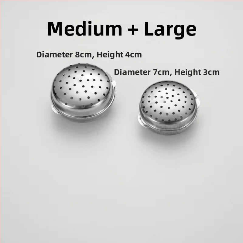 Cutie pentru condimente din oțel inoxidabil 304, cu bile de condimente și borcan pentru condimente solide