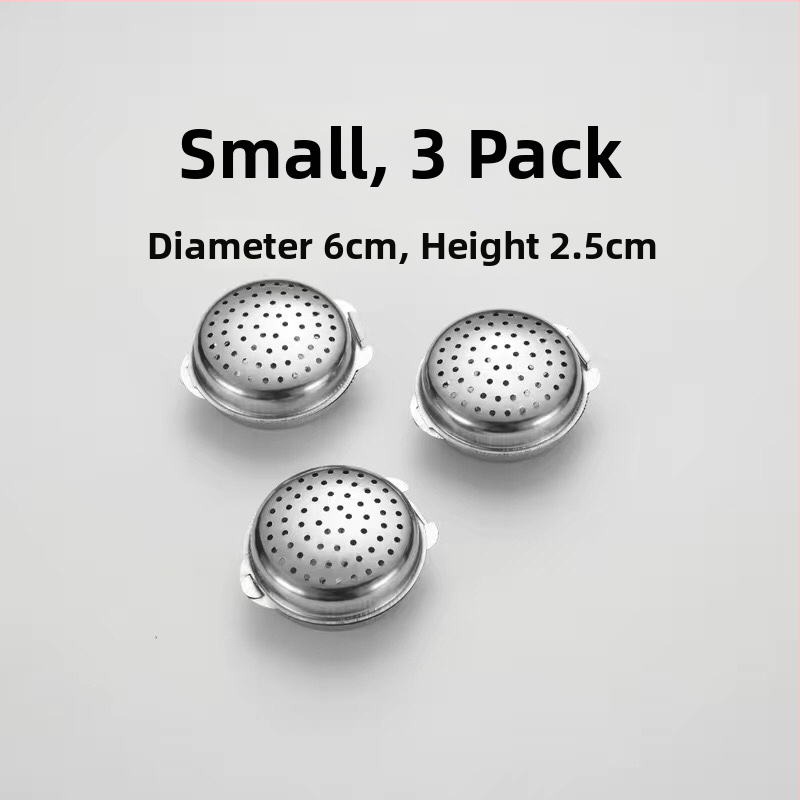 Cutie pentru condimente din oțel inoxidabil 304, cu bile de condimente și borcan pentru condimente solide