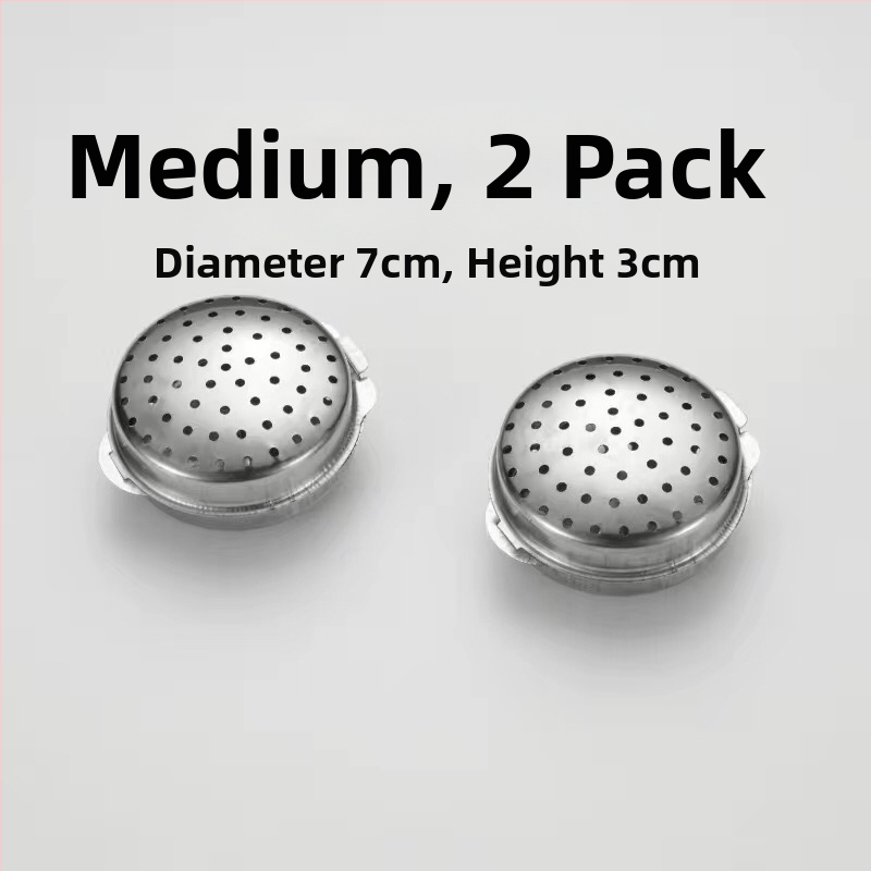 Cutie pentru condimente din oțel inoxidabil 304, cu bile de condimente și borcan pentru condimente solide