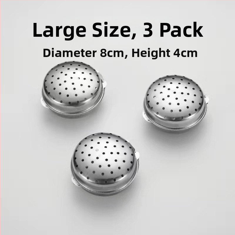 Cutie pentru condimente din oțel inoxidabil 304, cu bile de condimente și borcan pentru condimente solide