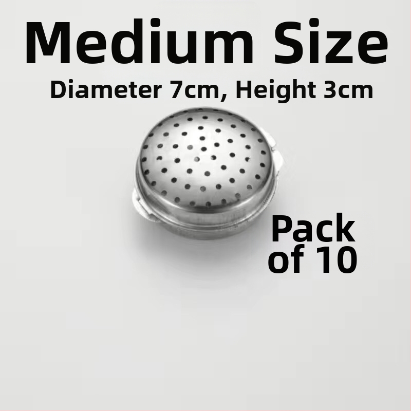 Cutie pentru condimente din oțel inoxidabil 304, cu bile de condimente și borcan pentru condimente solide