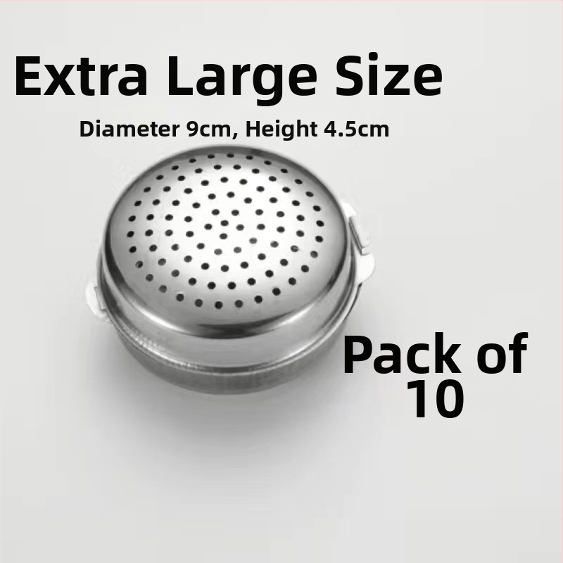 Cutie pentru condimente din oțel inoxidabil 304, cu bile de condimente și borcan pentru condimente solide