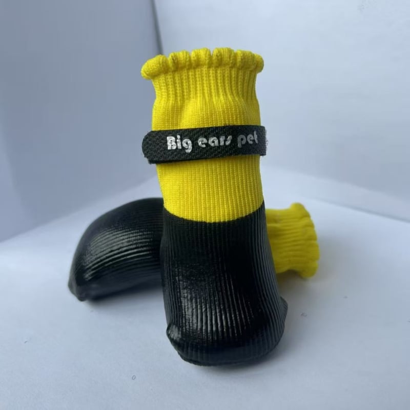 Șosete de interior pentru câini, din tricot — antialunecare, impermeabile, rezistente la uzură, construcție tricotată-lipită