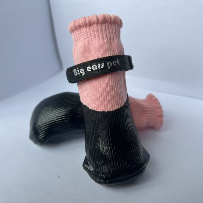 Șosete de interior pentru câini, din tricot — antialunecare, impermeabile, rezistente la uzură, construcție tricotată-lipită