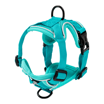 Mačji prsluk s povodom i automatskim izvlačenjem – podesivi prsni remen od poliestera, protiv izlaska