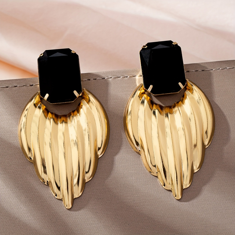 Σκουλαρίκια - Κατασκευασμένα από σίδηρο, γεωμετρικό σχήμα, ηλεκτροπλατινωμένο φινίρισμα, ατσάλινα καρφάκια για τα αυτιά, στυλ παλιού χρήματος