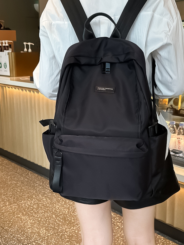 Ruksak za prijenosno računalo, Teksturirani Oxford materijal, Unisex, Veliki kapacitet, Vodootporan sa zatvaračem