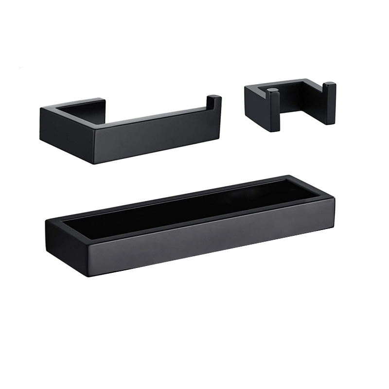 Set držača za ručnike od nehrđajućeg čelika s pečenim emajlom, marka Juntai, moderni minimalistički stil, nosivost 15 kg.