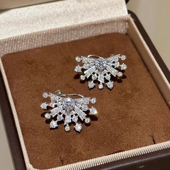 Cercei din cupru cu formă geometrică, placare electrolitică, stil retro, primăvara 2025