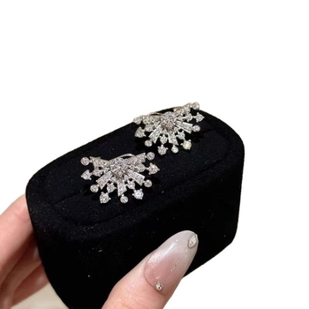 Cercei din cupru cu formă geometrică, placare electrolitică, stil retro, primăvara 2025