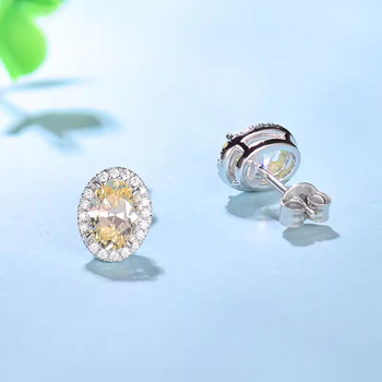 Viseći naušnice od 925 srebra, Seiko završna obrada, Zhuo Di marka.
