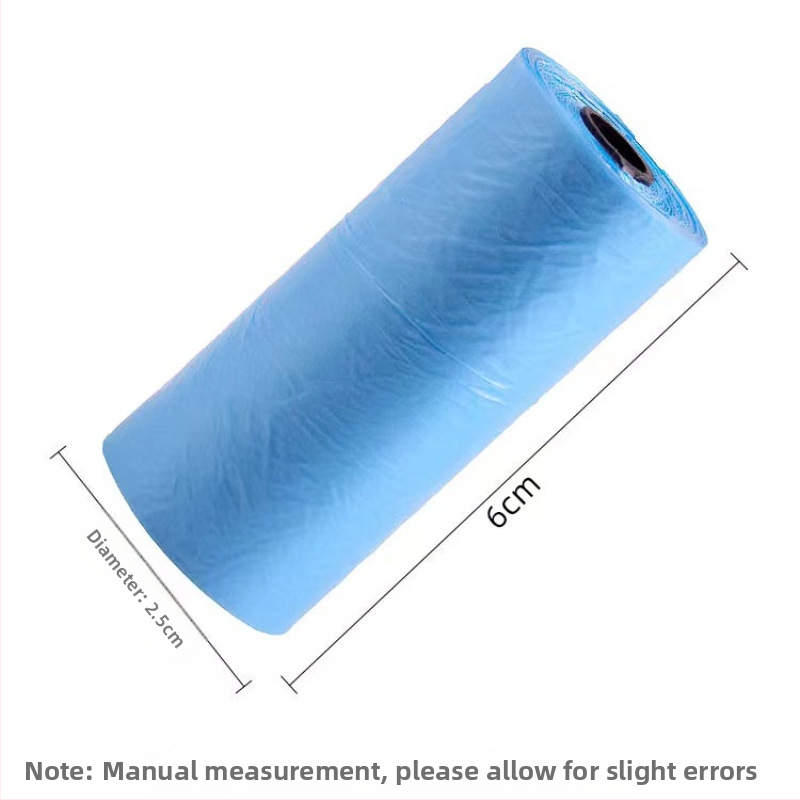 Jednorazové vrecia z PE na odpadky pre domáce zvieratá, s plochým otvorom, nebiodegradovateľné