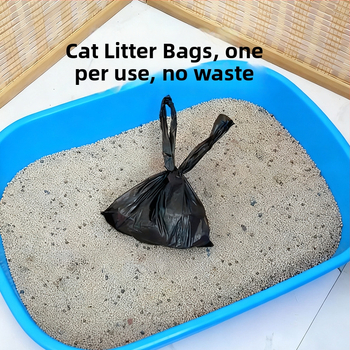 Vrecúška na odpad pre domáce zvieratá, vestový štýl, PE materiál, jednorazové, bežná hrúbka, 50 kusov v balení