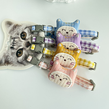 Mačji ogrlica od poliestera s karikaturnim dizajnom