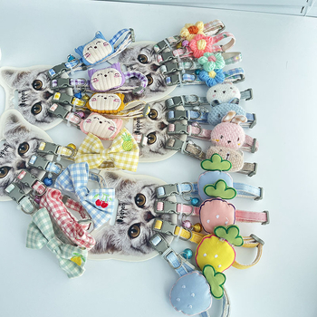 Mačji ogrlica od poliestera s karikaturnim dizajnom