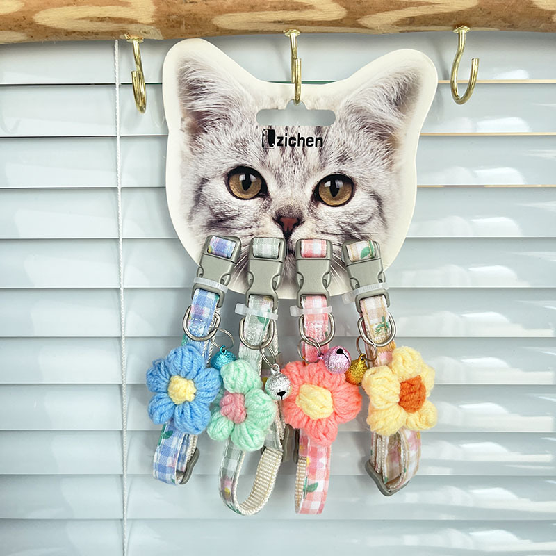 Mačji ogrlica od poliestera s karikaturnim dizajnom